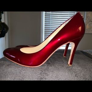 Candy Apple Red Ivanka Trump heels pumps